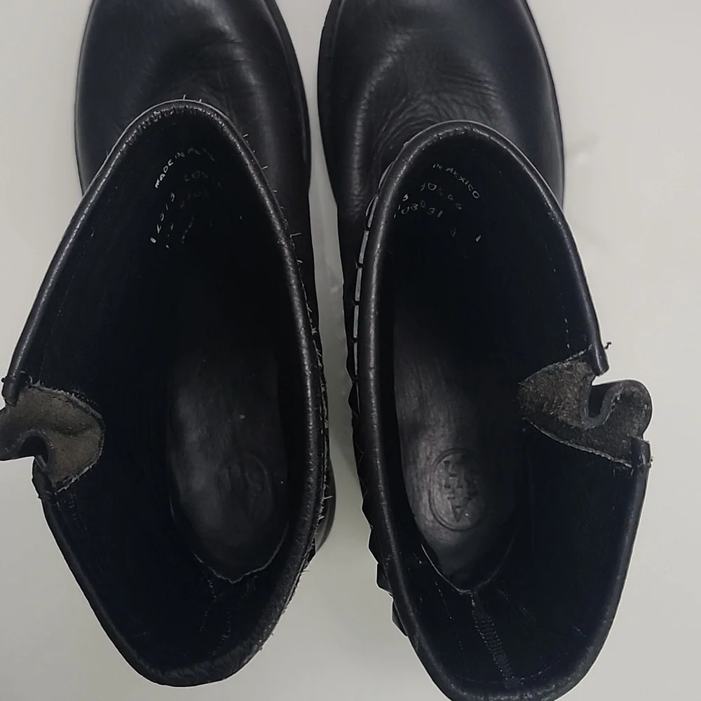 Ash Studded Black Ankle Boots - Picture 6 of 15